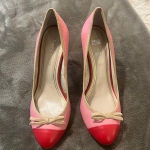 Color-block stilleto heels